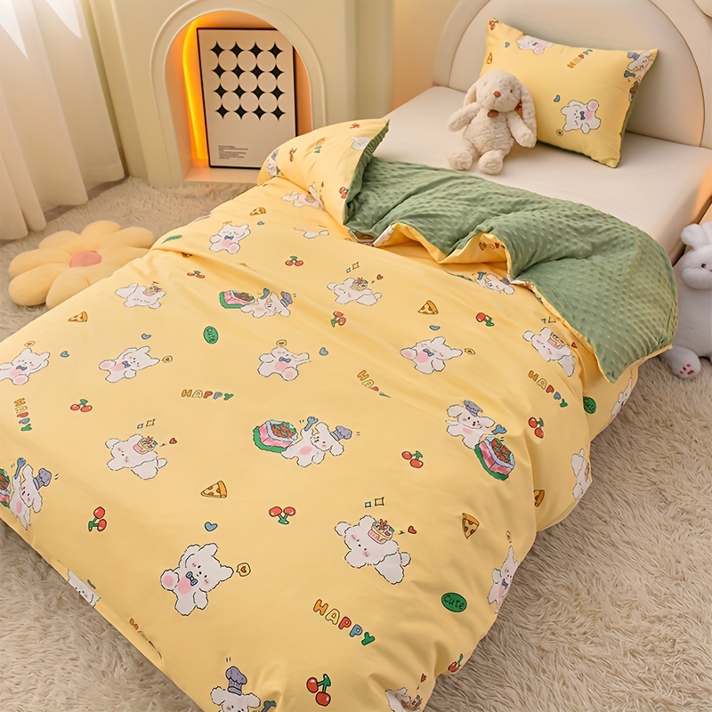 1pc cotton bedspread like filling cute bunny chick animal Temu