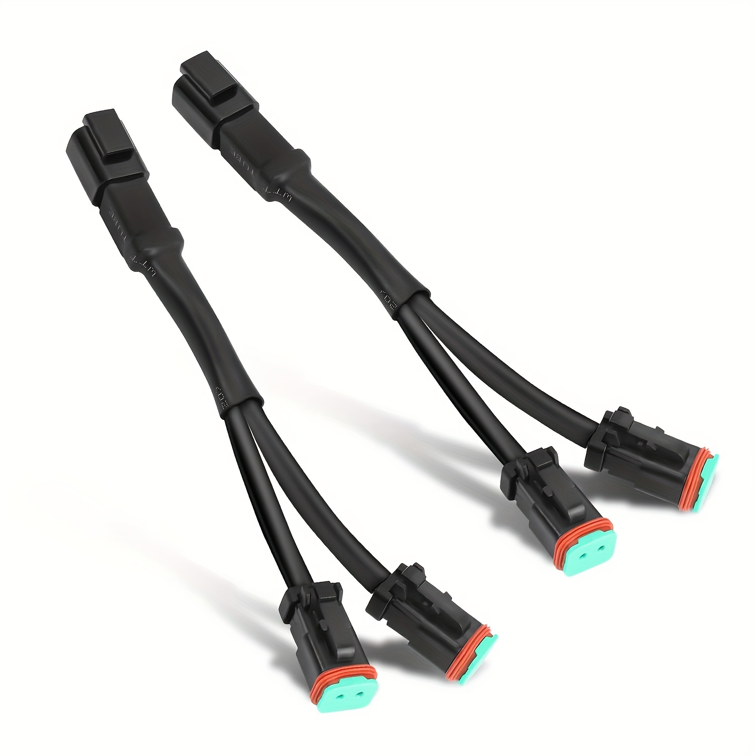 Universal Wiring Harness Splitters Deutsch DT DTP Adapters Wiring Harness  Extension Kit Connectors for LED Pod Lights LED Cubes LED Work Lights Fog  Lights Offroad Light Bars 2pcs