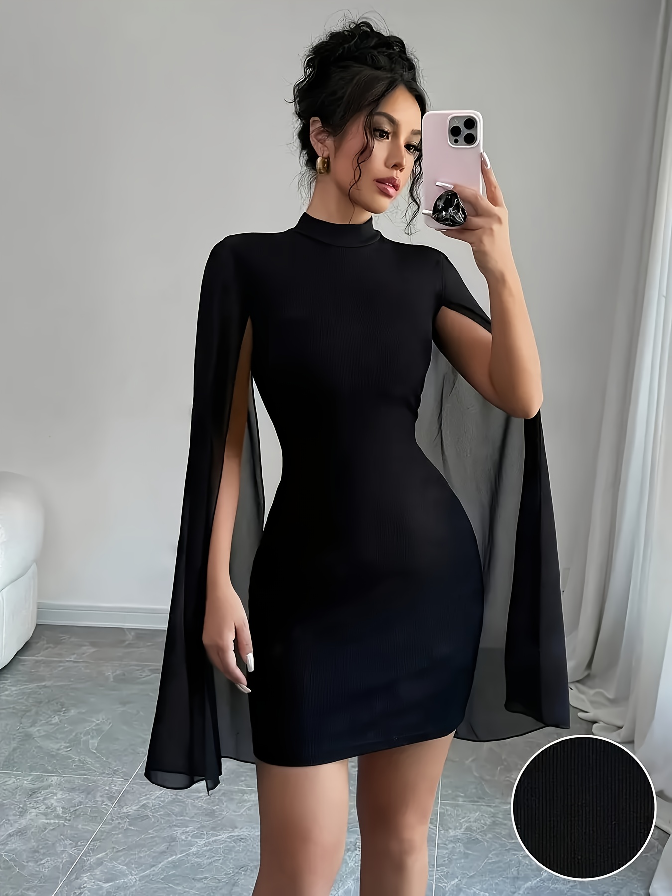 cape dress for women sold on Temu United States