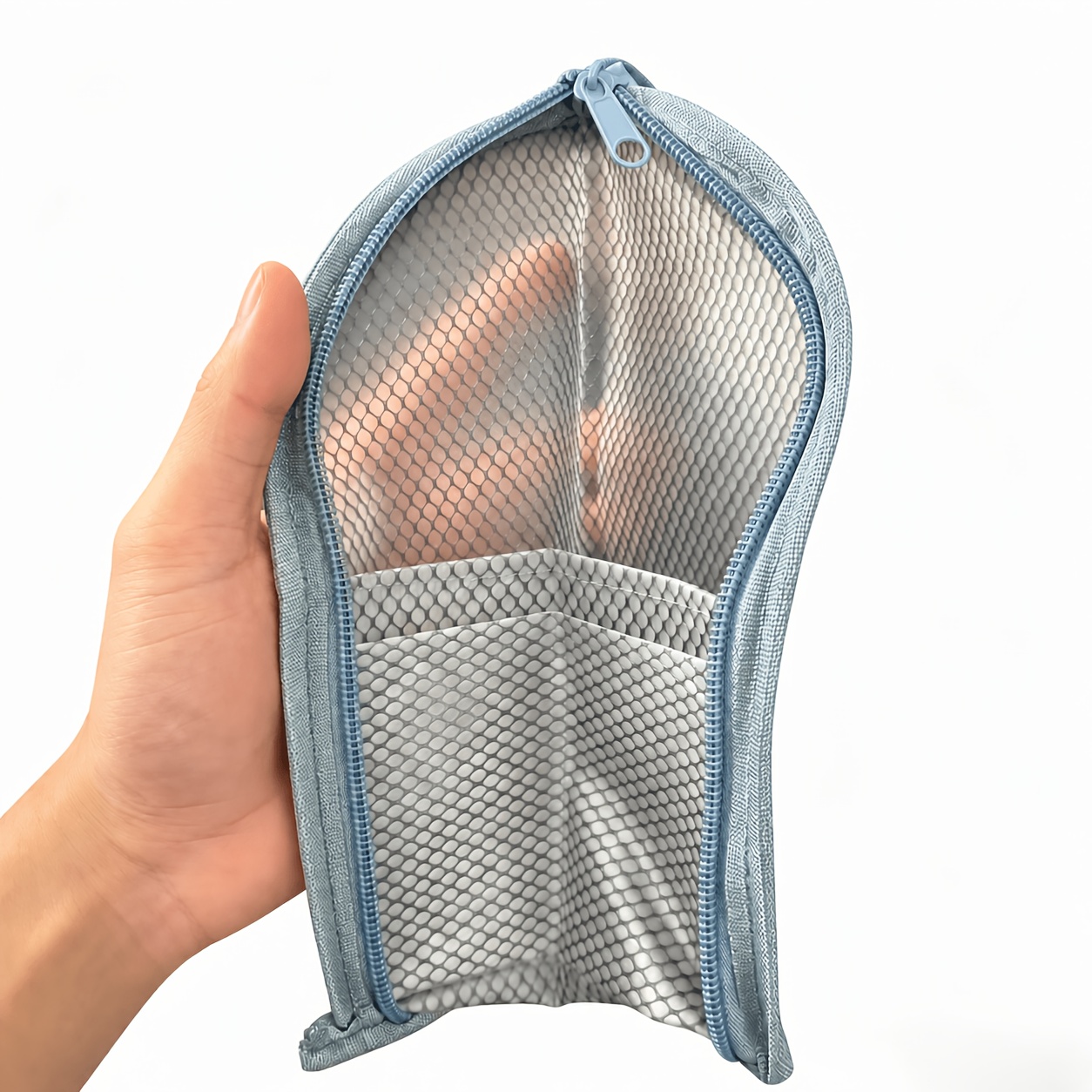 TEMU Bolsa de almacenamiento para cepillo de dientes de viaje colgante o de pie, organizador de pasta de dientes, bolsa de portátil para lápices de