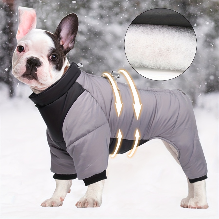 

1pc Winter Warm Dog Jumpsuit, Warm Puppy Pet Clothes