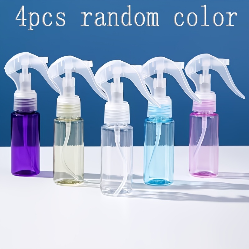 TEMU 4pcs (random Color) Pvc-free Fine Mist Spray Bottles With Subpacking Nozzles - Non-toxic Suitable ,,, Skincare,, Fine Mist Sprayer For Liquids,