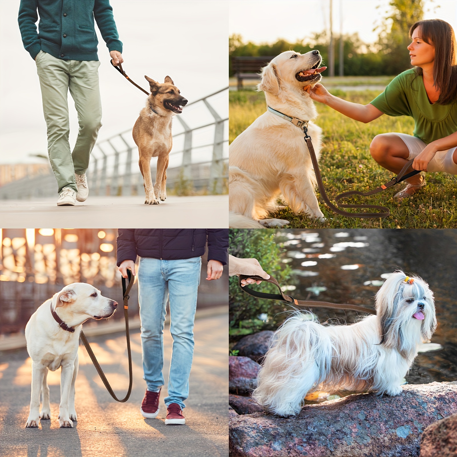 Reflective Dog Leash for Small, Medium, and Large Dogs