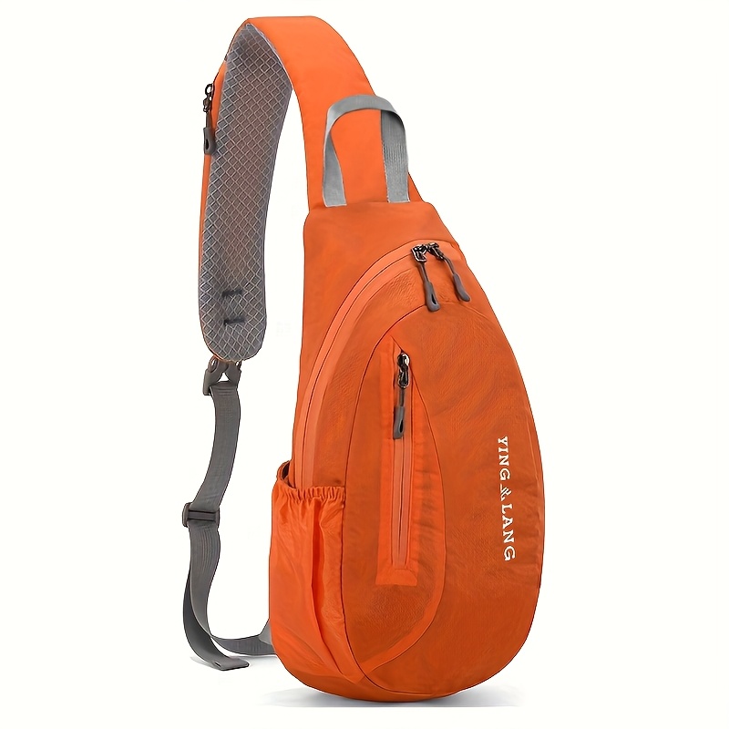 1 Lightweight Crossbody Bag, Multiple Colors, Unisex Outdoor Chest Pack Suitable For Hiking And Backpack