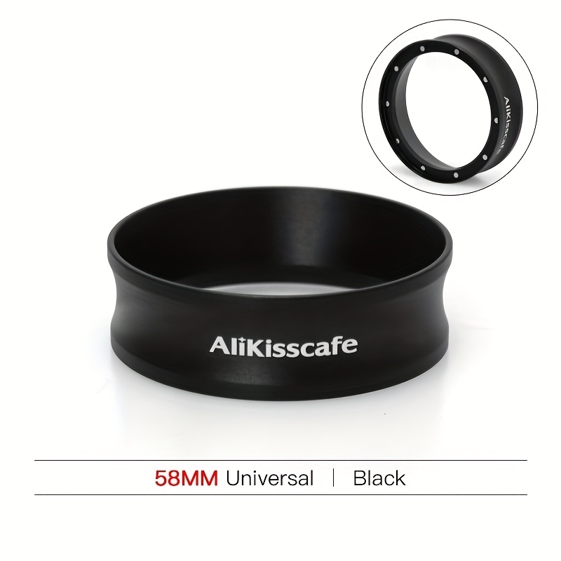 Image of 1pc Magnetic Coffee Dosing Ring Flaring Design Espresso Funnel Aluminum Dosing Funnel With 10 Magnets Strong Adsorption For 51mm 54mm 58mm Coffee Portafilter Espresso Machine Additions