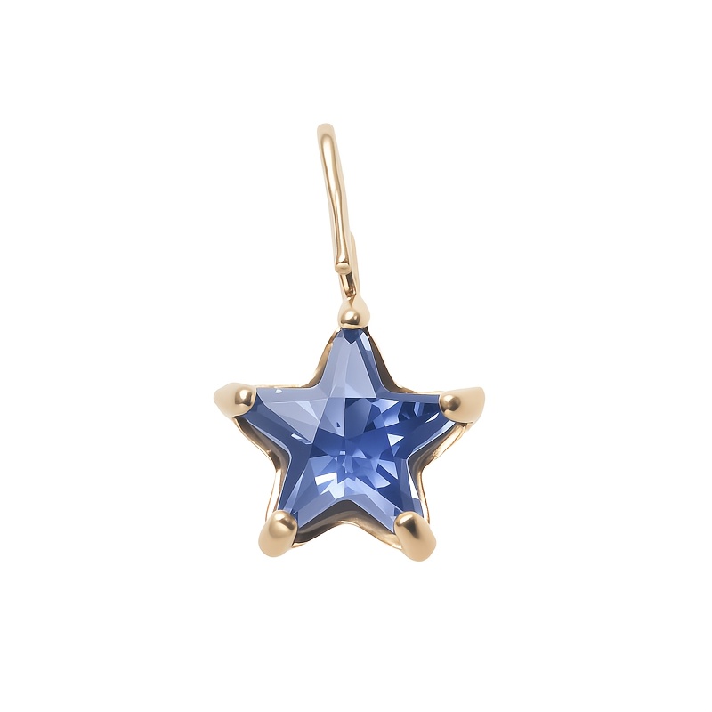 Star-Shaped Zirconia Pendant for Back-To-School Season