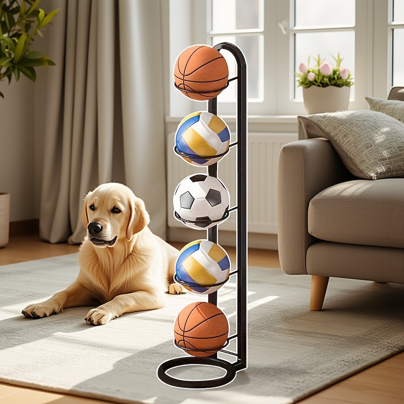 2/3/4/5 couches support de rangement de basket-ball intérieur enfants balles placées support Football volley-ball support de basket-ball balles support en métal