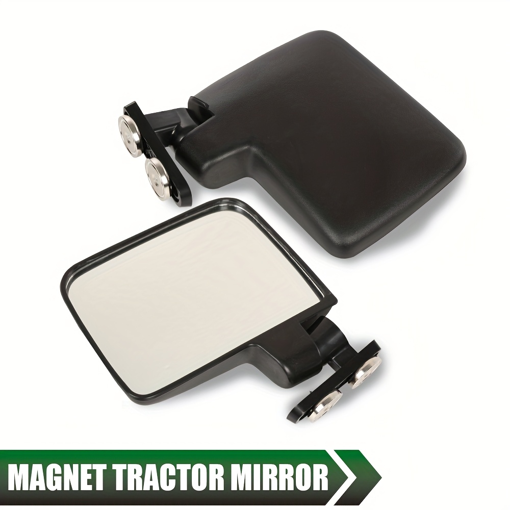 TEMU 1 Pair Universal 220lb Rated Magnet Tractor Mirror For B Bx Mower Riding Mower Golf Cart Compact Tractors