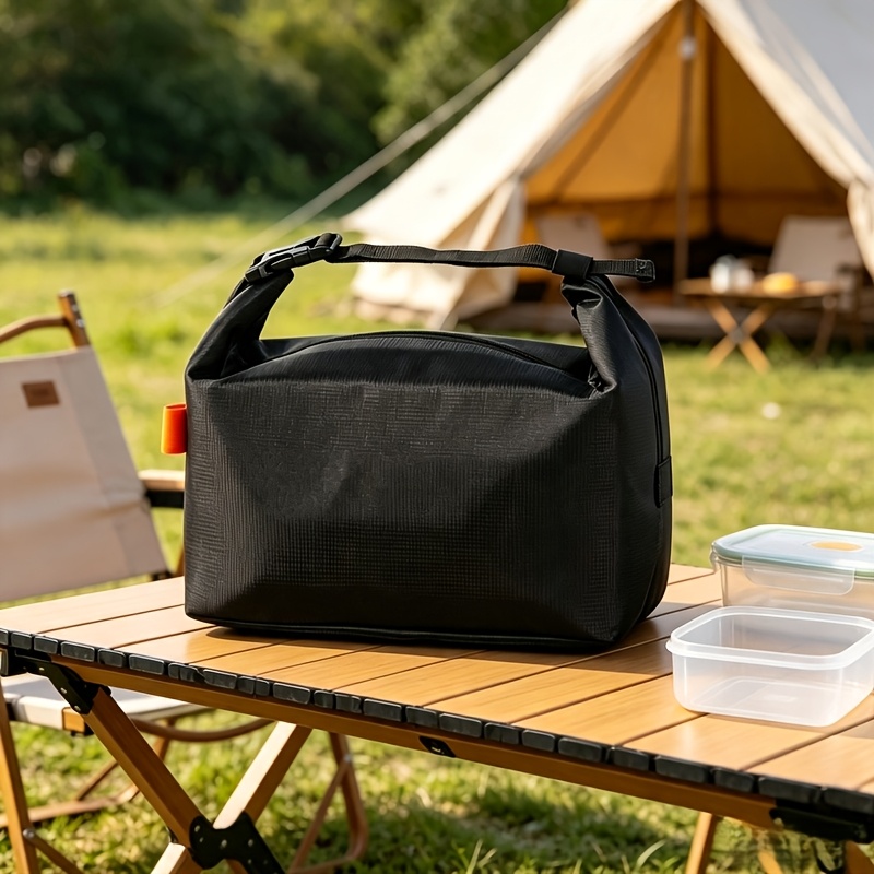 TEMU Borsa termica isolata di grande capacit� - Borse per , borse per pieghevoli e riutilizzabili con cerniera, conservazione del calore portatile in