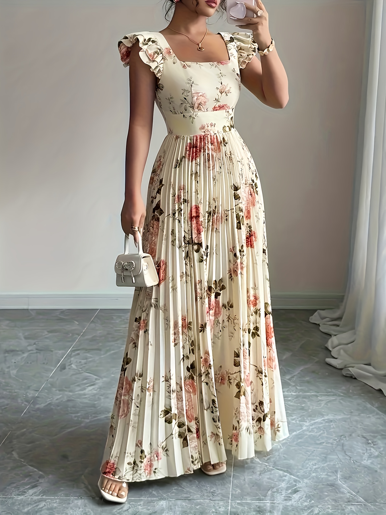 green emerald velvet dress Aline Tea Length Gray Blue Prom Dress, Gray Blue Formal Wedding Party –  dresstby main image 0