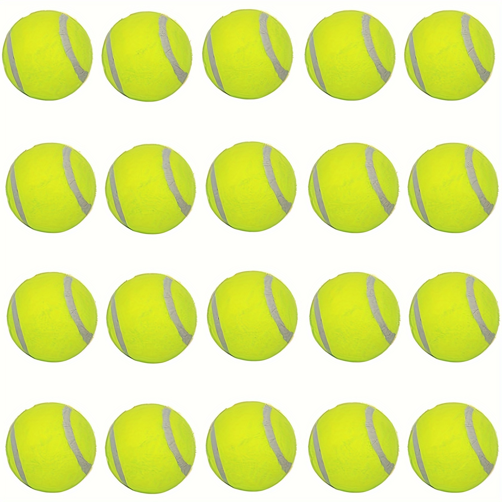 

Luckyermore Dog Tennis Balls 20 Pack Pet Tennis Ball For Small Dogs Premium Fetch Toy Non-toxic Non-abrasive Material 2 Inch Mini Tennis Ball For Puppy Small Dog