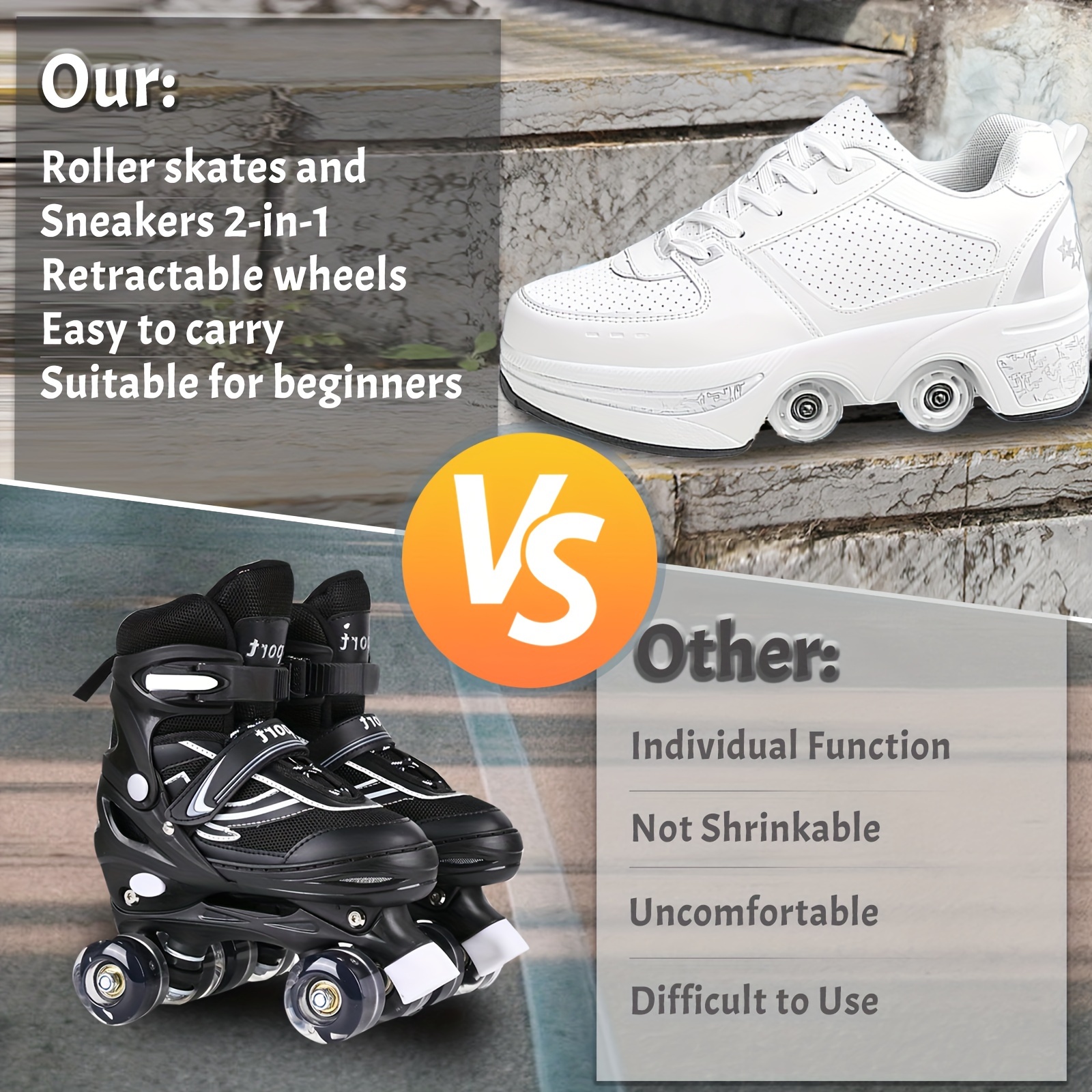 MUXSAM - Lot De 8 Entretoises Alu Pour Chaussures De Patins à Roulettes, Vis 6mm