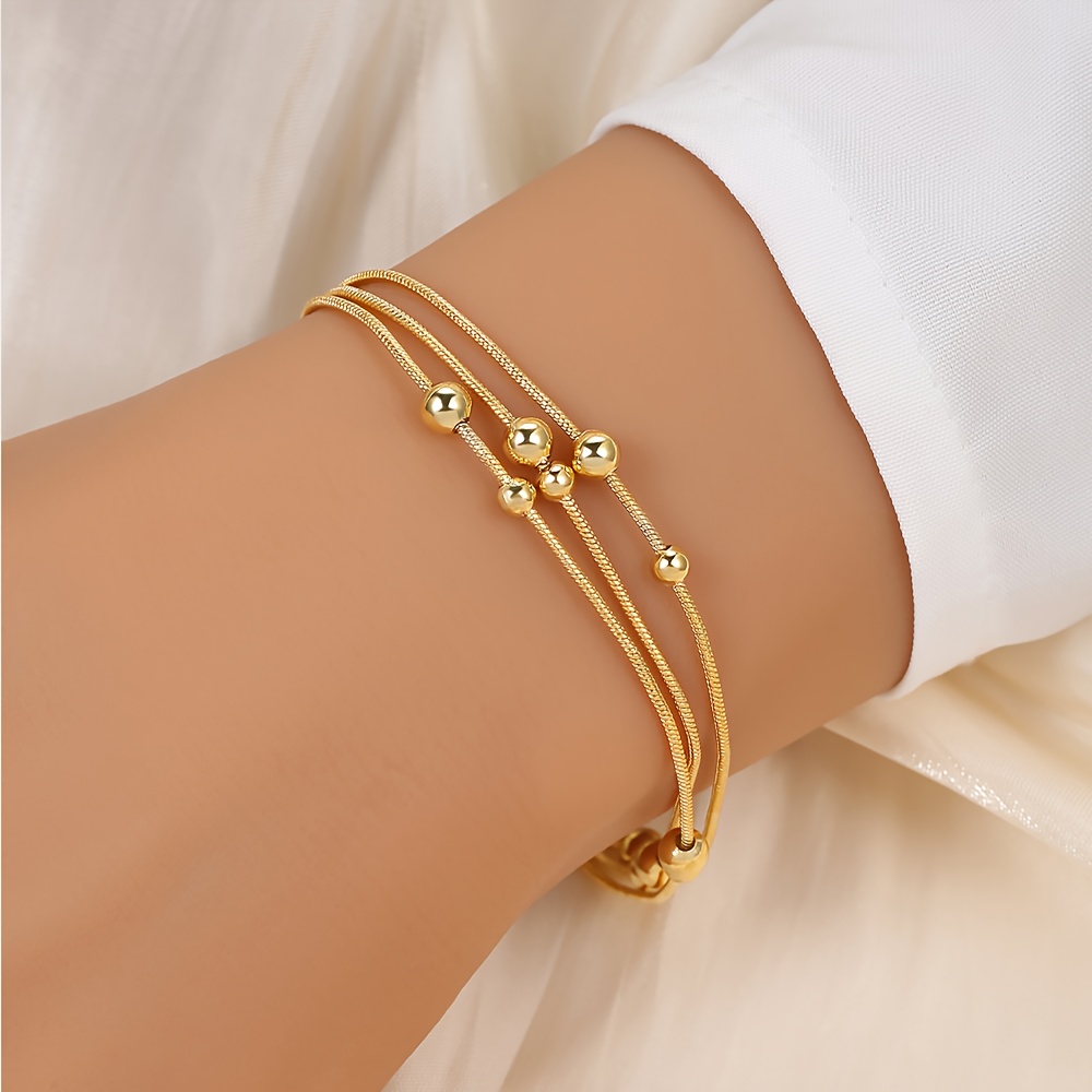 3-layer Beaded Bracelet