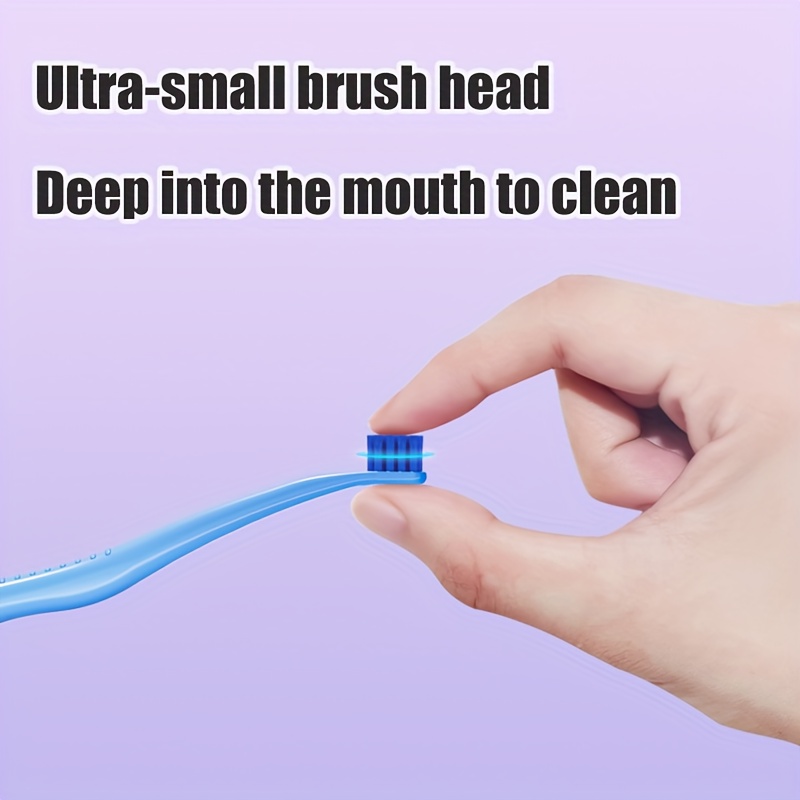 Adult Toothbrush with Extra-Small Head for Braces
