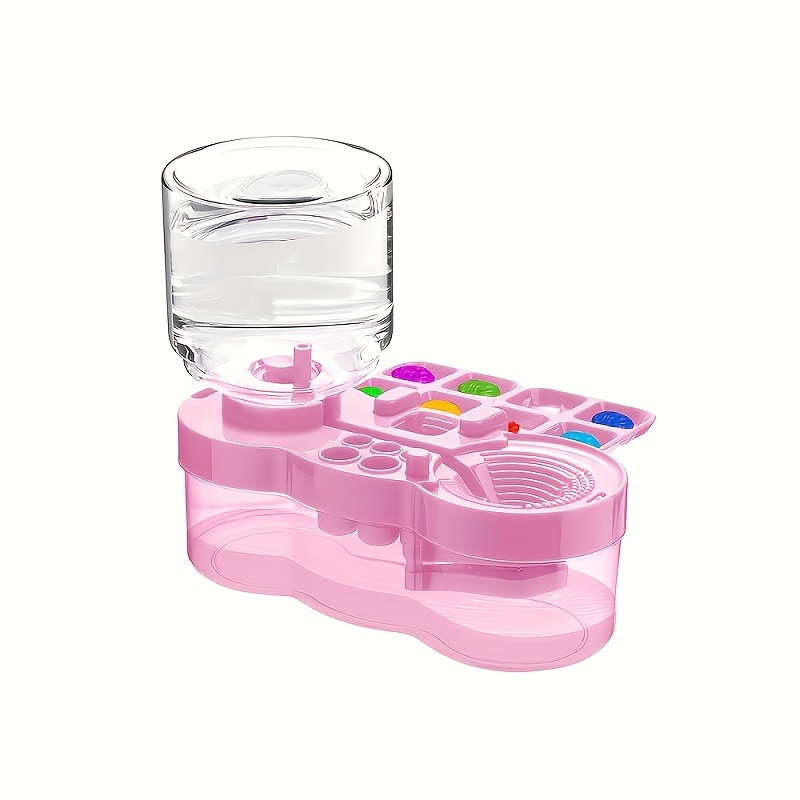 TEMU 4-in-1 Brush Cleaner And Rinsing Cup - Water Circulation Painting Tool For Acrylic And Water-based Paints | For Art Supplies For Artists,