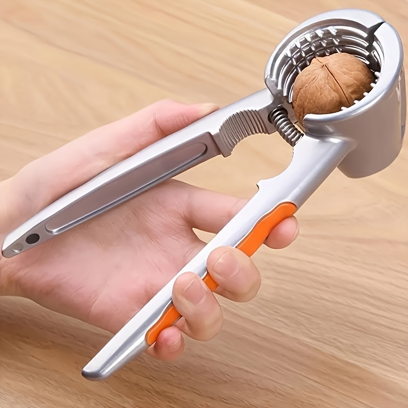 stainless steel nutcracker multi functional walnut   pine cone opener   kitchen tool for home and restaurant use details 0