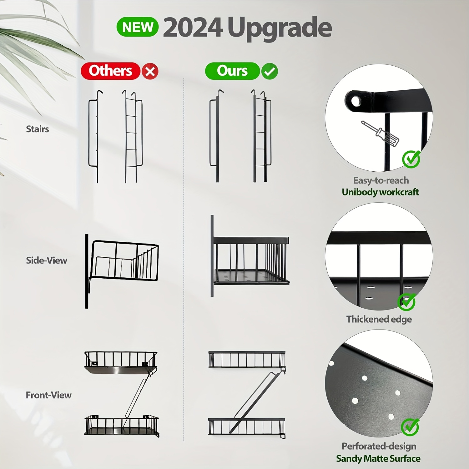 Creative Multi-Tier Staircase Combination Shelf, Wall Display