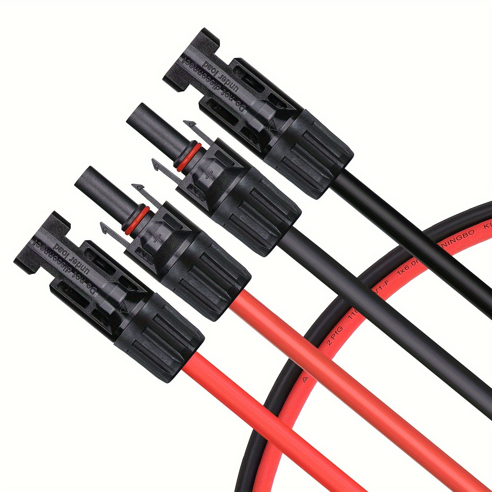 

1pc Solar Extension Cable 3 Pv Extension Cable Connection, With Black And Line