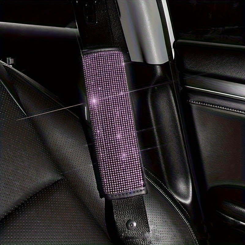 Protège-ceinture De Sécurité Brillant - Avec Strass - Coussinets Confort JONJEA - Neufs