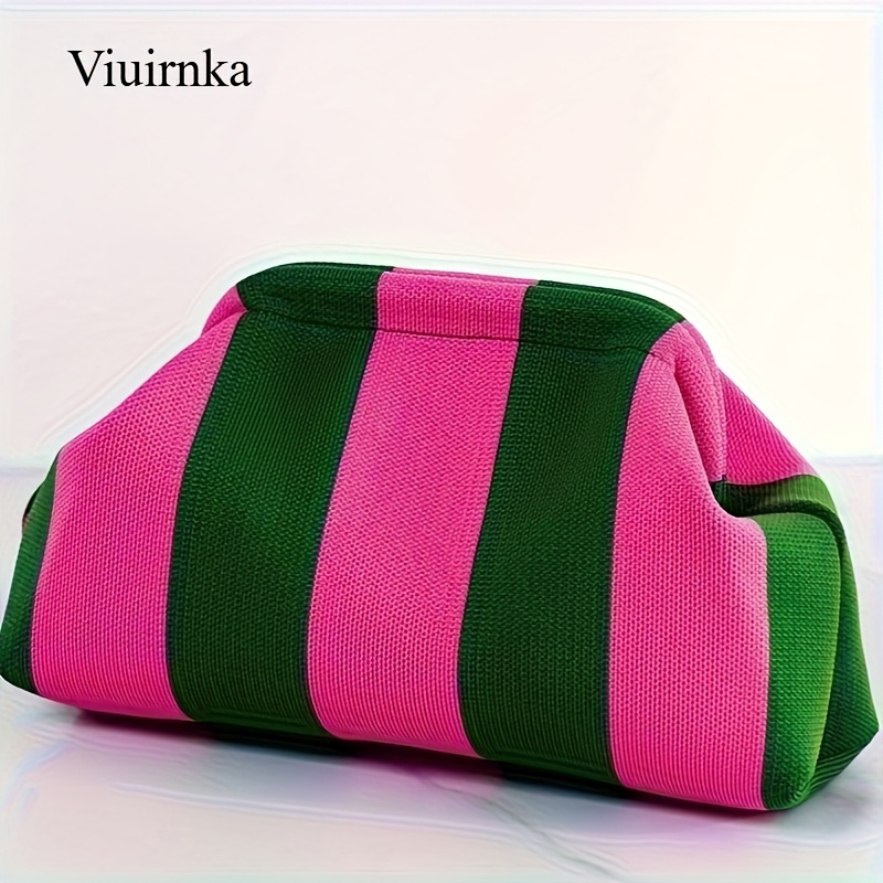 TEMU Trendy Women's Clutch Bag, Compact And Portable Makeup Pouch For Daily Use, Urban Bag