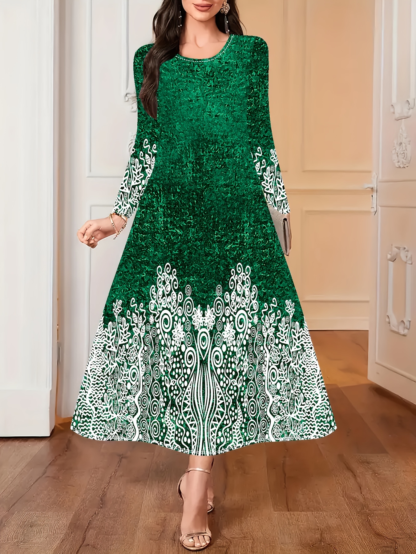 elegant plus size maxi dresses Plus Size Dress Trendy Short Sleeve Maxi Dress Casual Plus Size Crewneck  Long Dress with Pockets Elegant Formal A Line Smocked Flowy Party Dress for  Wedding Guest Cocktail Date Black XL at