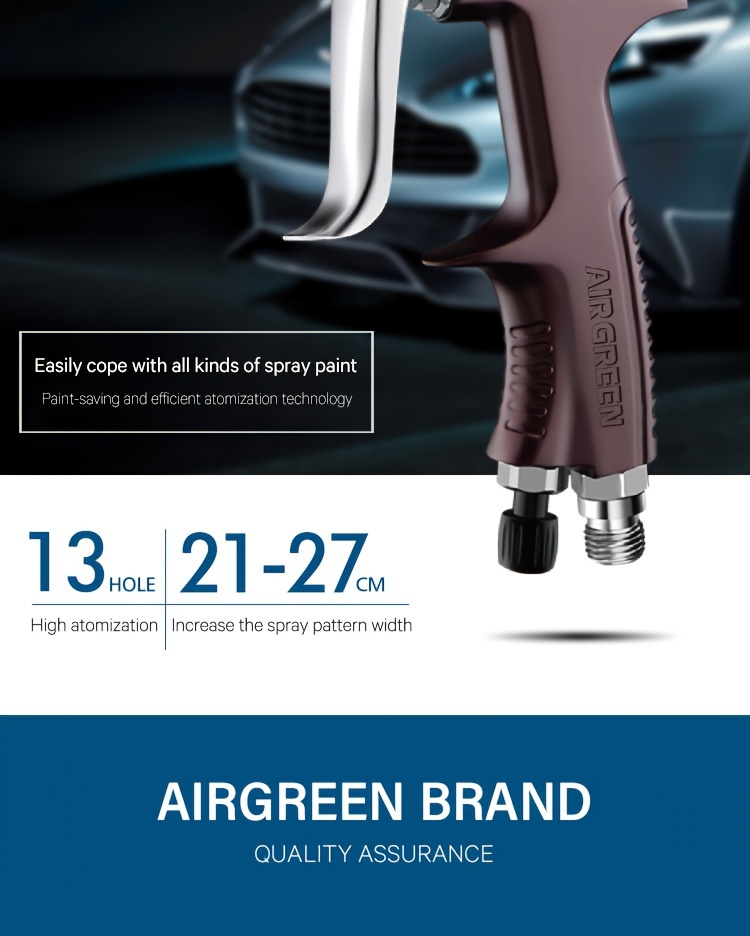 Auto Paint Gun Nozzle Hvlp Air Spray Gun High Atomization Temu