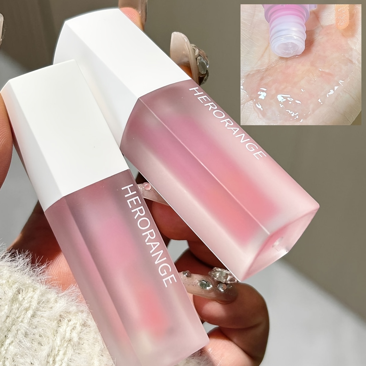 Image of Herorange Hydrating Moisturizing Transparent Lip Glaze, Lip Gloss For Shiny And Lips, Daily Skincare For Men And Women, Suitable For Spring/summer, Parties, Birthdays, Mother's Day Gifts
