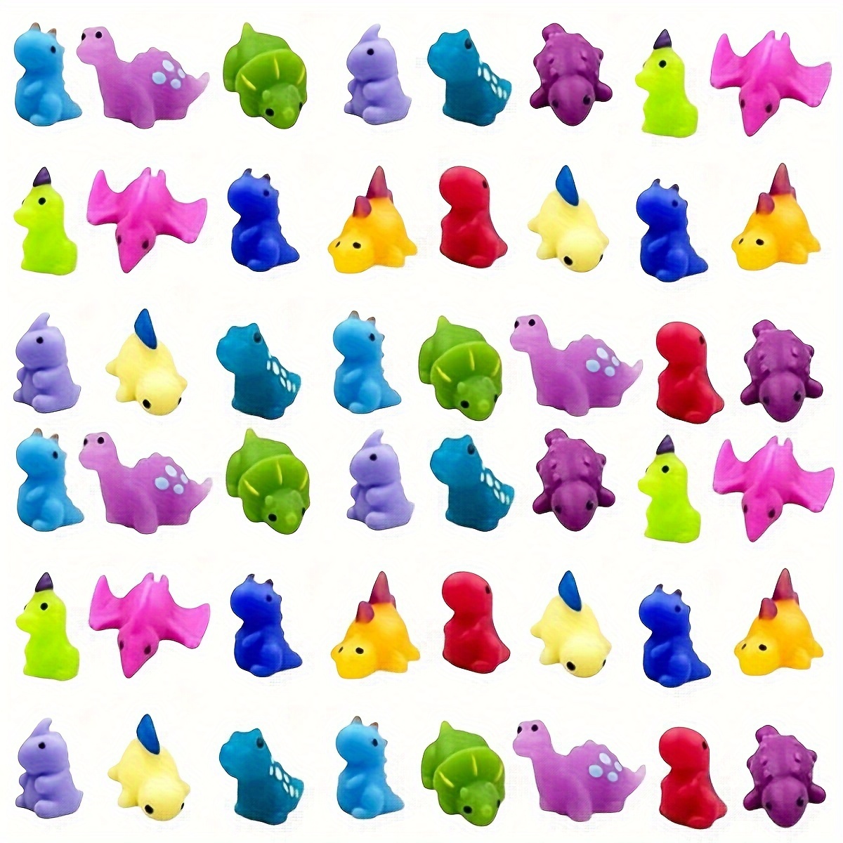 

12pcs Dinosaur Mochi Squishy Toys For Classroom Prize, Party Favors, And Travel Toy Gifts, Sensory Squishy Toys With Autism
