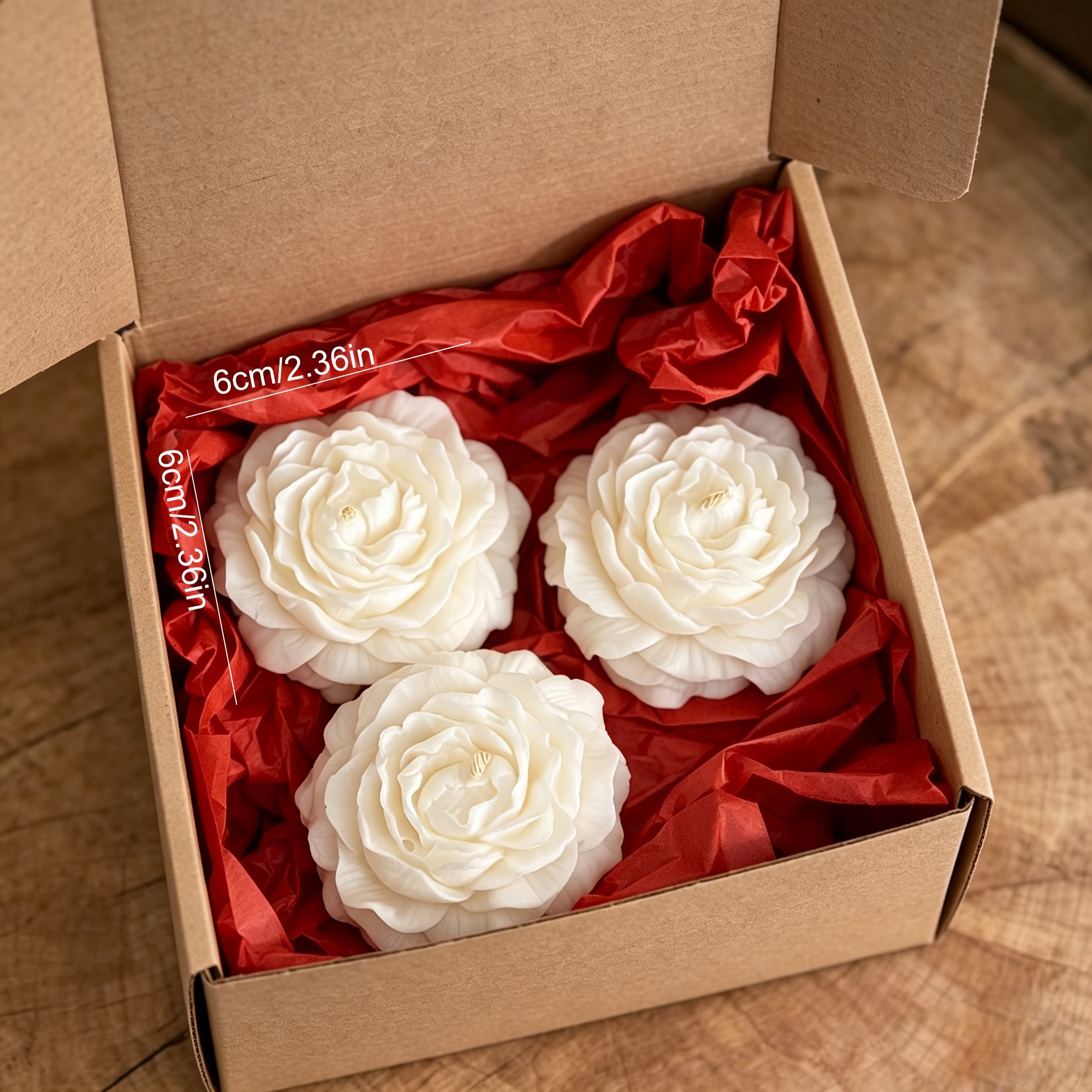 Gift for Her/Him 3pcs White Peony Scented Candles Gift Set Favor, for Baby Shower, Wedding Favors Gift Basket, Bridal Shower Decor, Home Decoration, Mother'S Day Gift, Thanksgiving, Anniversary Gifts, Valentine'S Day Gifts
