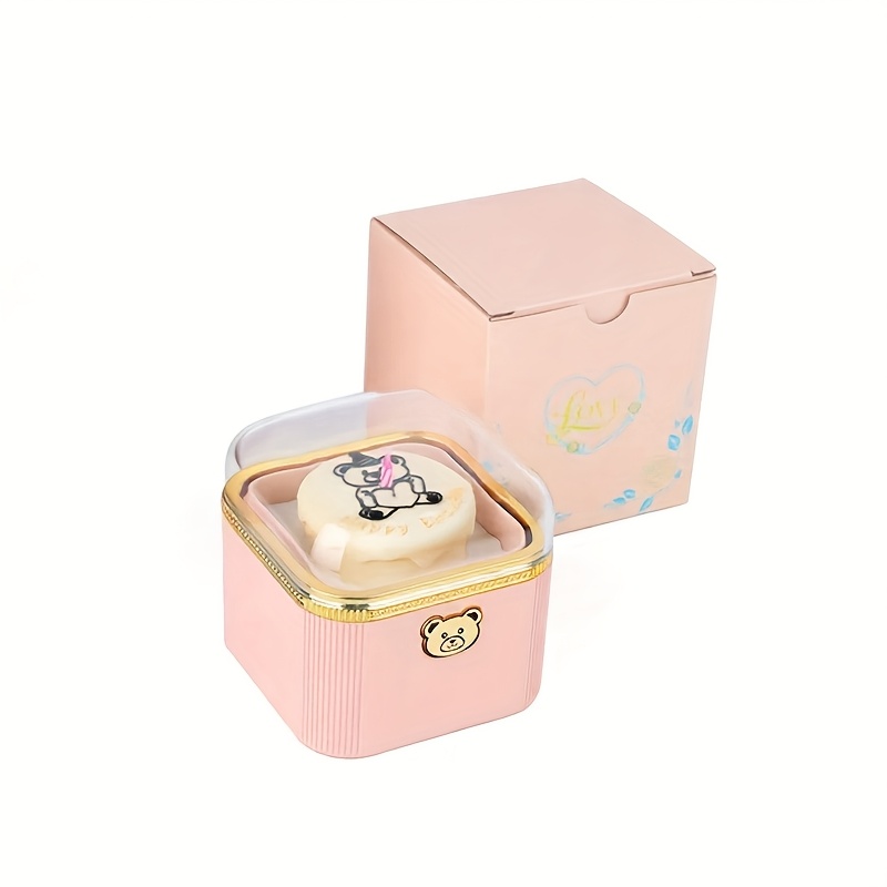 Round Corner Flip Cake Candle Jewelry Box