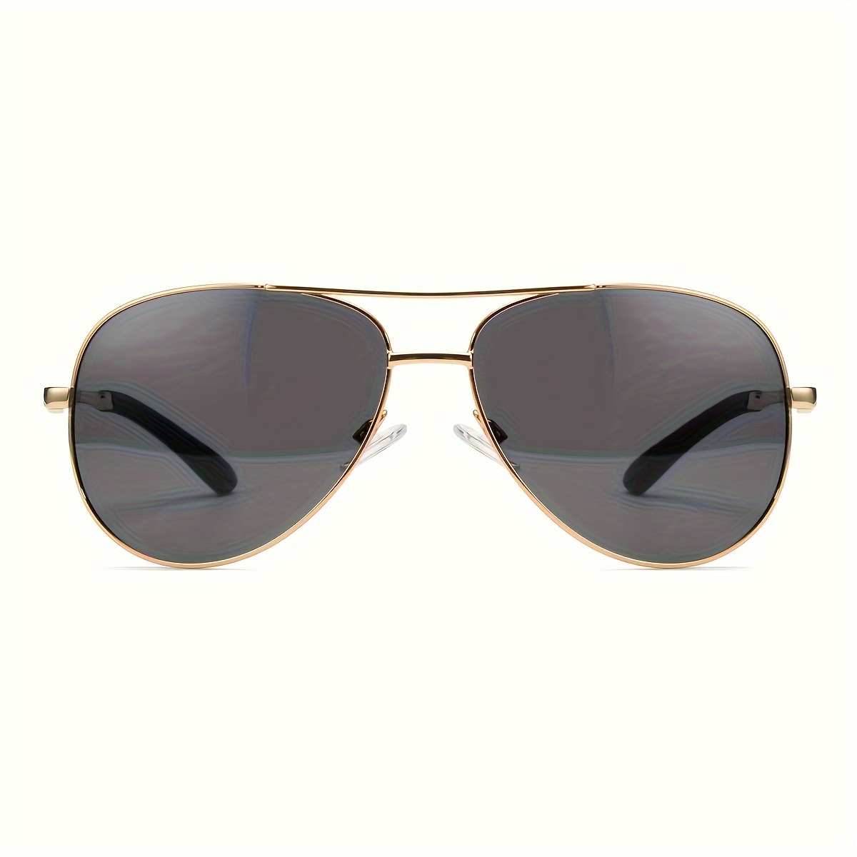 Classic Polarized Sunglasses For Men Flexible Arms Comfy Metal Sun