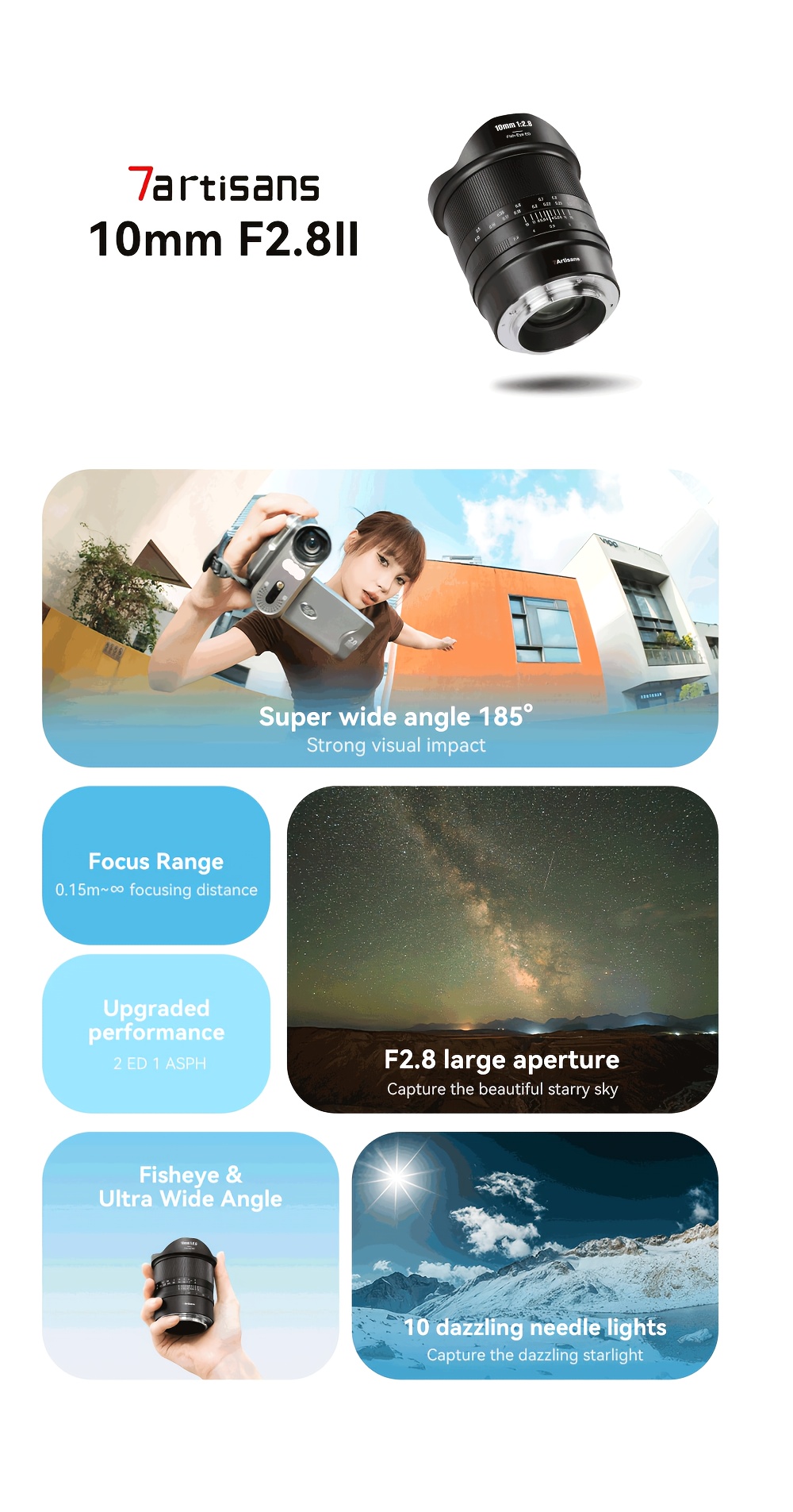     fisheye ultra grandangolare 10mm f2.8 ii per fotografia umanistica con sony e,   Dettagli dell'articolo 1
