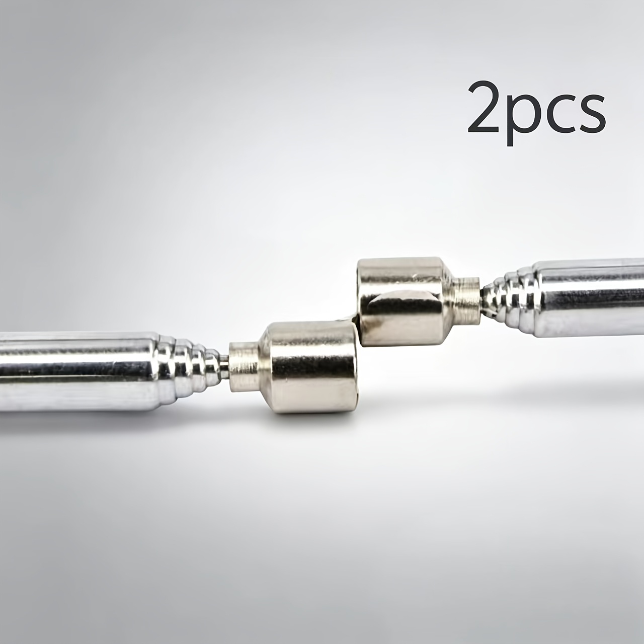 TEMU Outil magnétique rétractable 3-en-1 en acier inoxydable pièces - Tige d'aspiration manuelle, utilisable dans 10 scénarios, adapté aux zones