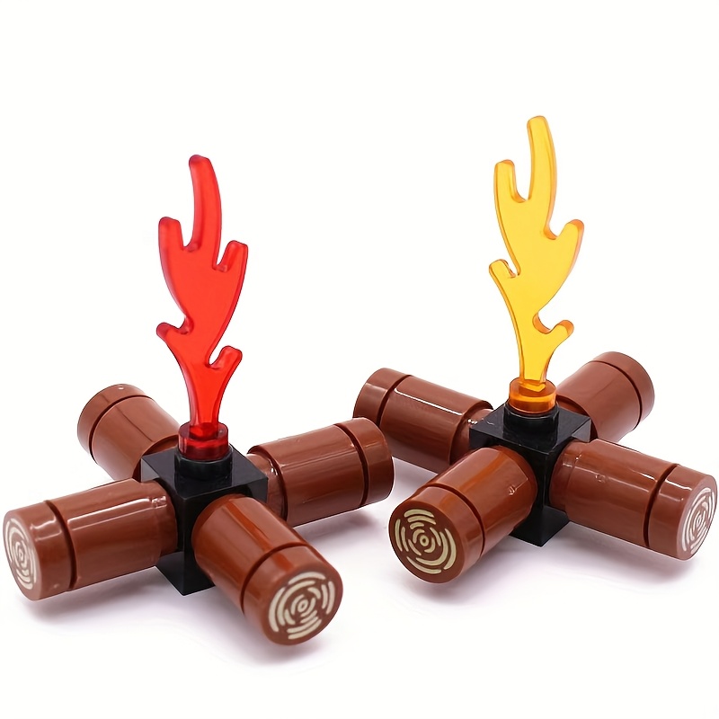 60pcs Creative Fire Coral Shapes Building Block Kit