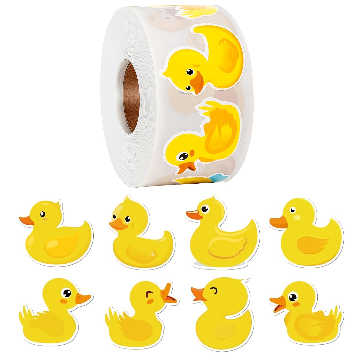 500pcs/roll Creative Duck Animal Stickers Stationery Sticker Gift Decoration Seal Stickers