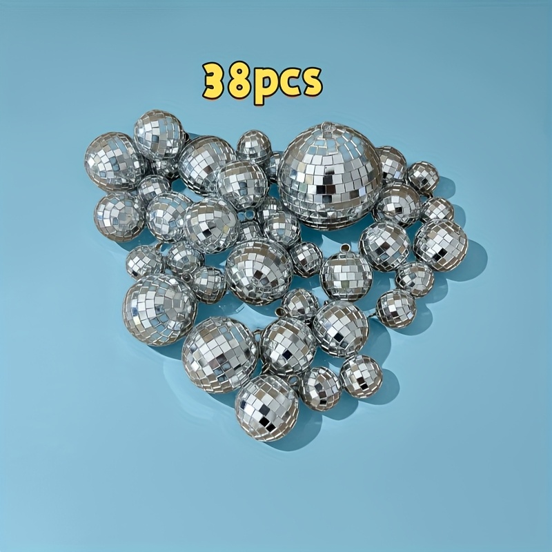 E-shop 38-teiliges Set - 61-teiliges Set - 126-teiliges Set - Mehrgrößen Disco-Kugeln, Weihnachtskugeln, Feiertags- Wohnaccessoires - Weihnachten -