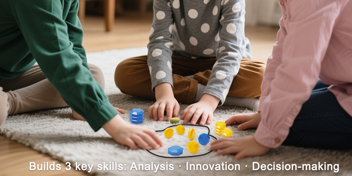 4th of July Magnetic Duel Chess 2025 2-in-1 Strategy Game & STEM Building Blocks, 20pcs Knock Down Rules, Safe for Kids 8+, Exclusive Platform Activity Week, Patriotic Gift & Family education Gife