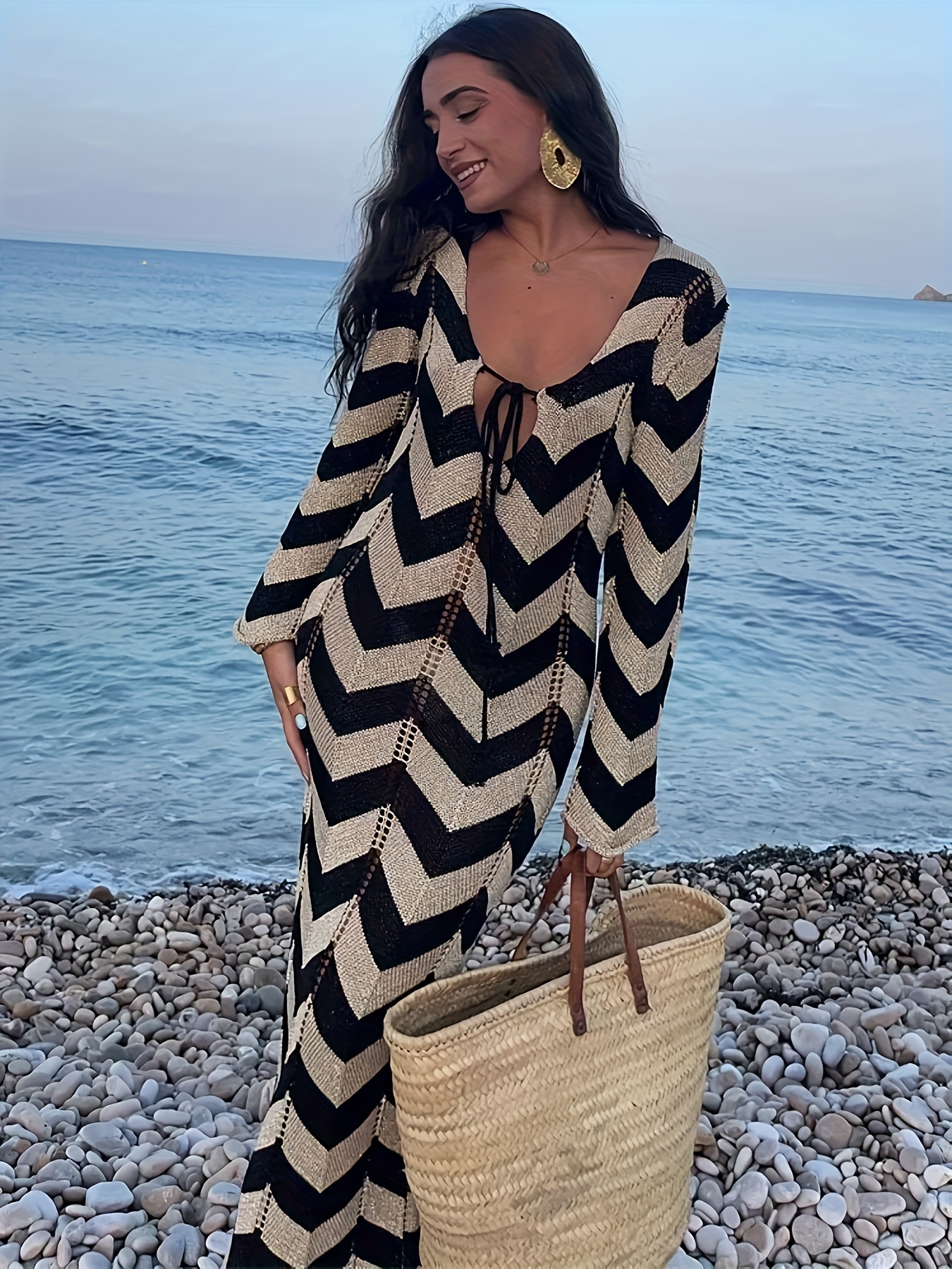 women beach dresses sold on Temu Canada