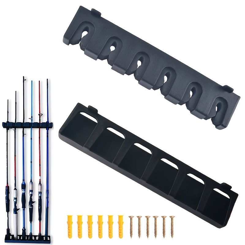 Pool Cue Rack Wall Mounted Hanging 6 Cues Holder
