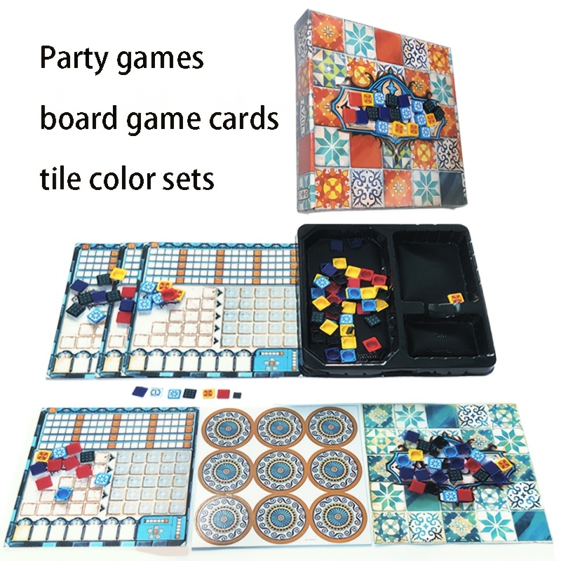 

Family Board Game - Tile Placement, Paper Materials, 2-, 20-45 Min