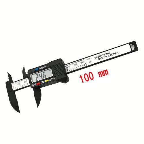 150mm 100mm electronic digital caliper carbon fiber dial vernier caliper gauge micrometer measuring tool digital ruler