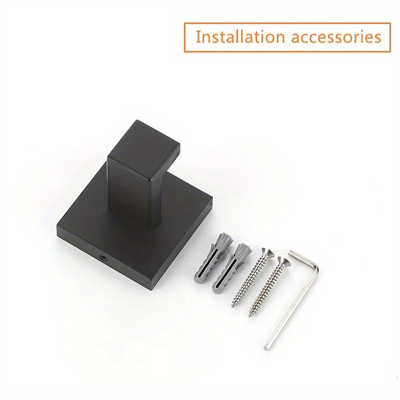 Set Of 2/4 Stainless Steel Hooks For Hanging Towels, Bathrobes, Clothes, Hats, Etc. Wall-mounted Design, High-end Bathroom Accessory, Perfect For Christmas/Halloween Gifts.