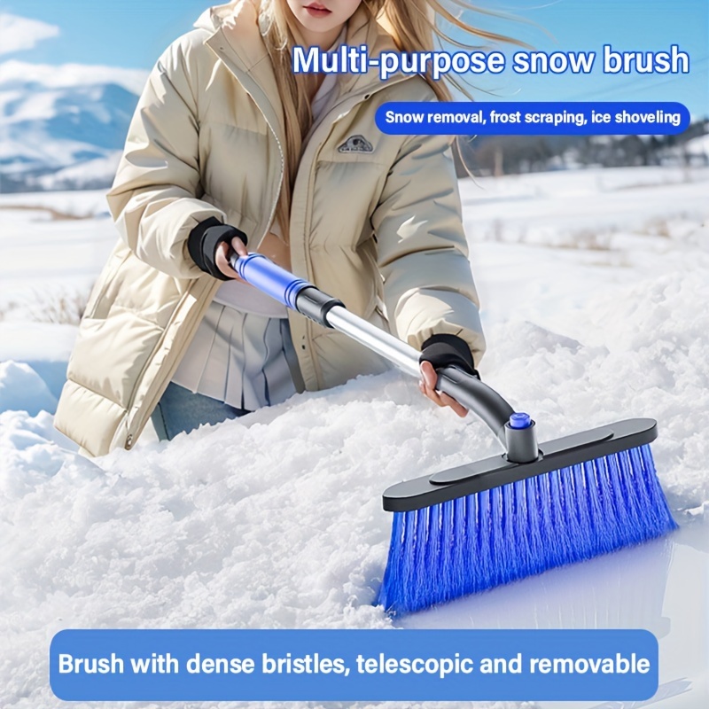 

- Telescopic , Abs For Car, Ice Scraping, Removal Tool Removable Bristles