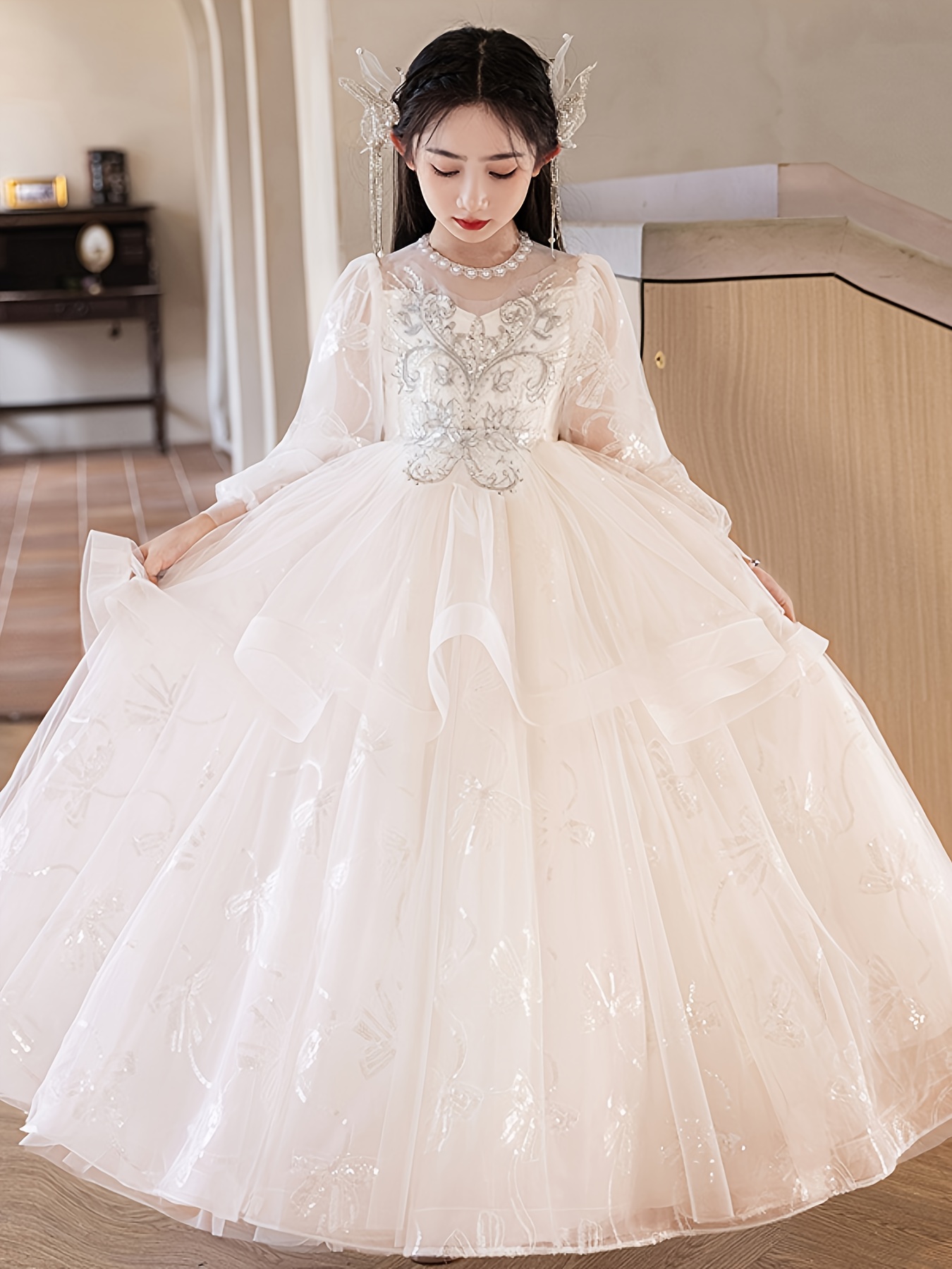 big puffy dresses sold on Temu United States