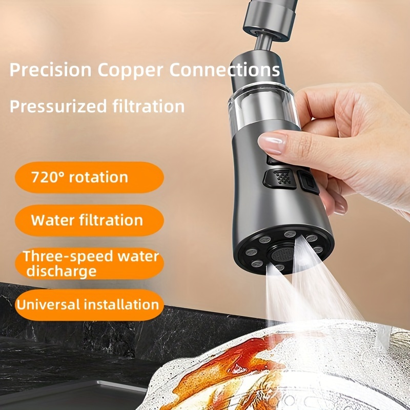 Aerator sprayer for kitchen faucet with filter Wanshe 3 modes