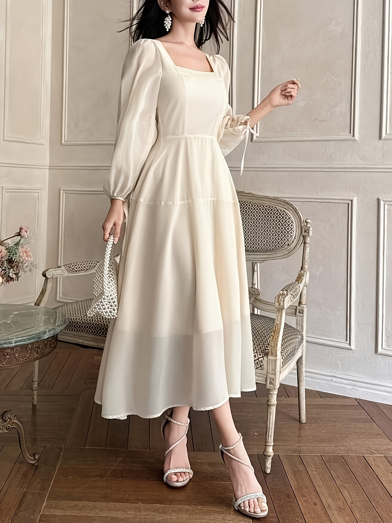 chinese dress ladies Renee Bell Sleeve Mini Dress by For Love & Lemons