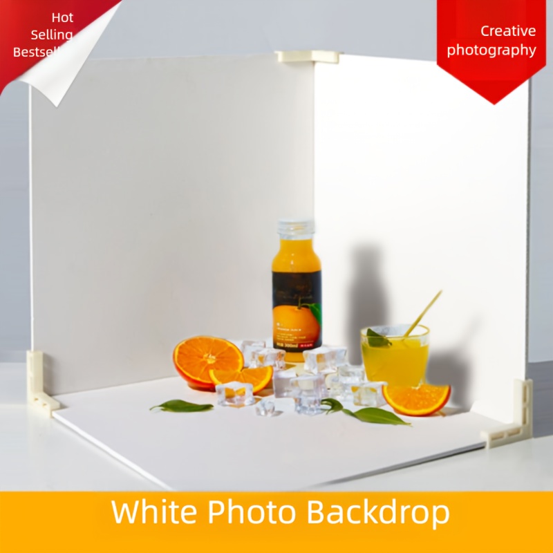 E-shop 3 Stück 15,75*15,75 Zoll weiße Fotografie-Hintergrundpaneele – für Produktfotografie, Studioaufbauten und Wandhintergründe | leichtes und