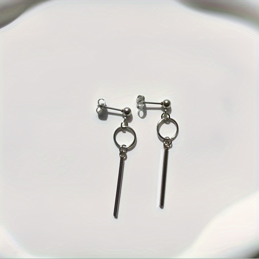 Minimalist And Cool Earrings, Unique , Versatile For Students And , Suitable For Men And Women