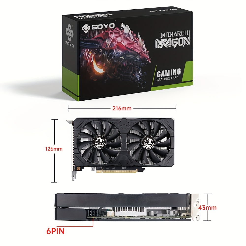 rx6500xt 4gb amd カード 64ビットgddr6ビデオカード disp - Temu Japan
