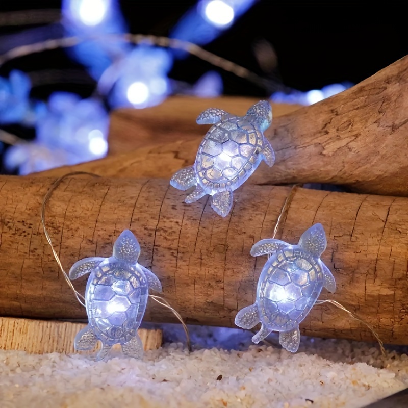 海亀 led ライト 電池式プラスチック動物モチーフの屋内装飾